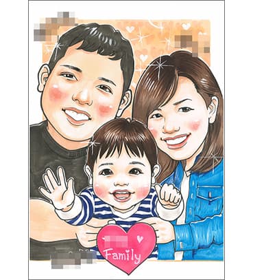 「Mamoru」作の似顔絵