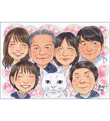 「nocchi」作の似顔絵