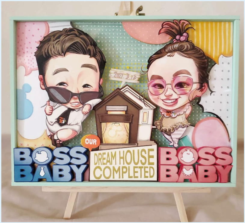 nokko作のマイホーム似顔絵