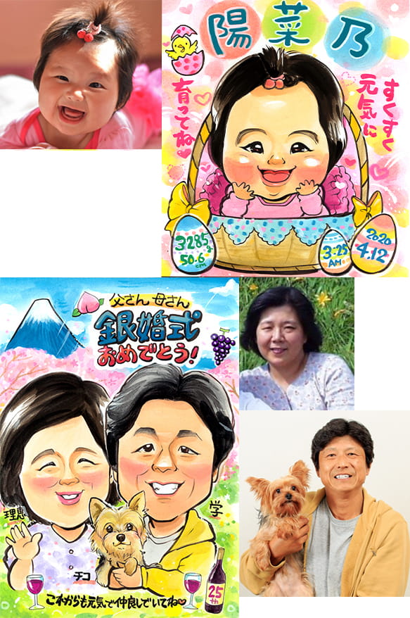 作家 永石エンジ お誕生日などに喜ばれるかわいい似顔絵をお描きします オレンジスマイル 作家 永石エンジ お誕生日などに喜ばれるかわいい似顔絵をお描きします オレンジスマイル
