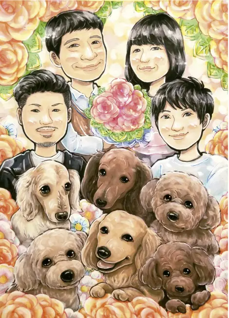 犬の似顔絵特集 | オレンジスマイル