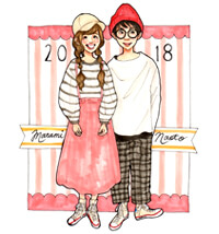 NAOが描いた似顔絵