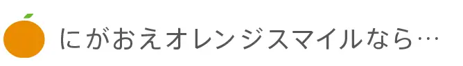 にがおえオレンジスマイルなら・・・